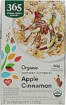 8-Ct 1.41-Oz 365 by Whole Foods Market, Organic Instant Oatmeal, Apple Cinnamon $1.94