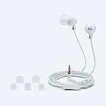 Sony MDR-EX15LP Fashion Color EX Series In-Ear Earbud Headphones $4.99