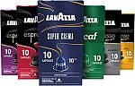 60-Count Lavazza Espresso Favorites Collection of Aluminum Capsules Variety Pack $20 and more