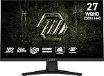 msi MAG 274QF E20 27" WQHD Gaming Monitor $139.99