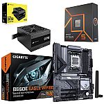 AMD Ryzen 5 7600X CPU + Gigabyte B650E Eagle WiFi 6E AM5 Motherboard + Corsair CX750 PSU $215