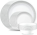 Corelle Vitrelle 18-Piece Service for 6 Dinnerware Set $40 and more
