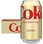 7 Count 12-Pack 12-Oz Diet Coke Caffeine-Free Soda Drink $21 