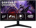 Samsung 24" Odyssey G3 (G30H) IPS FHD 200Hz Gaming Monitor $147.05