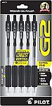 5-pack PILOT G2 Premium Gel Pens Extra Fine Point $3.55
