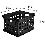 Sterilite 17" Stackable File Crate $4.97