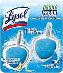 2-Count Lysol Automatic In-The-Bowl Toilet Cleaners $2.58