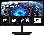 Samsung 27" 5K Odyssey G8 (G80HF) Gaming Monitor $599.99