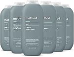 6-pack 18 fl oz method Men’s Body Wash, Sea + Surf $22.60