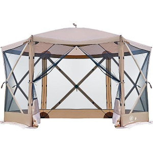 11.5' x 11.5' Ever Advanced Pop-Up Screen House Gazebo Tent $129.99