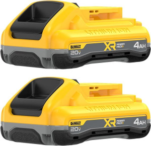 2-Pack DeWalt 20V MAX XR Lithium-Ion 4.0 Ah Battery Packs $93 (Reg $179)