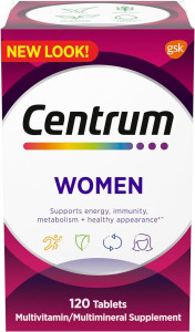 120 Count Centrum Multivitamin for Women 18 and Over $5