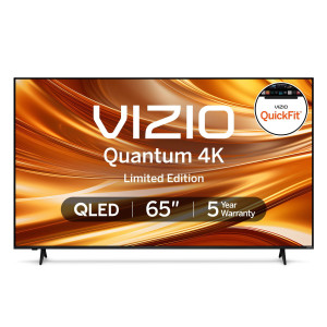 VIZIO 65" Class Quantum 4K QLED HDR Limited Edition Smart TV (VQD65X-10) $278