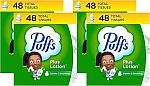 4-Pack 48-Count Puffs Plus Lotion Facial Tissue $3.88
