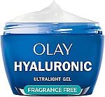 1.7 Oz Olay Hyaluronic Acid Face Moisturizer, Instant Hydration $12.97