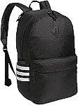 adidas 3-Stripe Classic Backpack w/ Laptop Sleeve (Black) $13.98