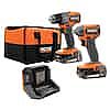 RIDGID 18V SubCompact Brushless 2-Tool Combo Kit $119