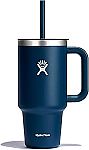 32 Oz Hydro Flask Travel Tumbler with Handle Insulated Stainless Steel $21