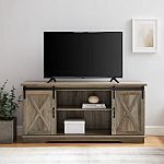 Walker Edison Sliding Farmhouse Barn Door TV Stand for TVs up to 65" $85
