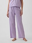 Gap Womens Poplin PJ Pants $7.65 + Free Shipping