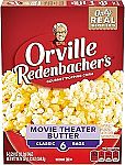 6 Count Orville Redenbacher’s Microwave Popcorn 3 Oz $2.94