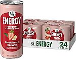 24-Pack 8-Oz V8 +Energy Drink (Strawberry Banana) $11
