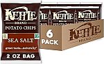 6-Pack 2-Oz Kettle Brand Potato Chips (Sea Salt) $4