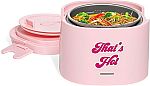 Paris Hilton Electric Lunch Warmer, 20-Ounce Stainless Steel Portable Food Container $17