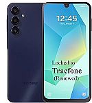 Tracfone Samsung Galaxy BLK A16 128GB 6.7" Prepaid Smartphone (Renewed) $40