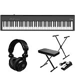 Roland FP-30X 88-Keys Piano + Headphones + Keyboard Stand + Bench $569