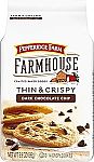 6.9-Oz Pepperidge Farm Farmhouse Thin and Crispy Dark Chocolate Chip Cookies $3