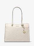 Michael Kors Jet Set Large Signature Logo Tote Bag $71.20