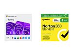 Microsoft 365 Family 12-Month Subscription + Norton 360 $90