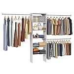 2-Pk ClosetMaid BrightWood 25" Tower Closet Organizer System $208