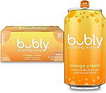8-Ct 12-Oz bubly Sparkling Water Orange Creamsicle $3.39