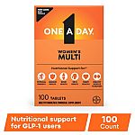100-Ct One A Day Multivitamin for Women $3.28