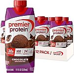 12-Ct 11-Oz Premier Protein 30g Protein Shake (Chocolate) $8
