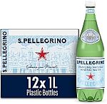 12-Pack 33.8-Fl Oz S.Pellegrino Sparkling Natural Mineral Water