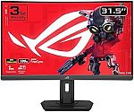 ASUS ROG Strix 32" QHD USB-C Curved HDR Gaming Monitor (XG32WCS) $199