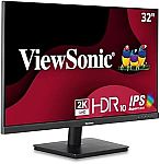 ViewSonic VS3225-2K 32" QHD 1440p IPS Monitor $149.99