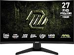 MSI MAG 275CF X24 27" FHD Gaming Monitor $119.99