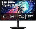 Samsung 27" QHD Odyssey QD-OLED G6 (G61SH) Gaming Monitor $399.99