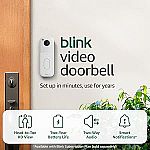 Amazon Device Sale: Blink Video Doorbell + Outdoor 4 $28 (80% off) and more