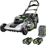EGO Power+ Electric Self-Propelled Cordless Lawn Mower with (2) 56V 4.0Ah Batteries $399 and more