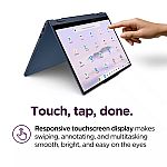Lenovo Chromebook Plus 14" FHD 2-in-1 Touch Laptop (N355 8GB 128GB) $399