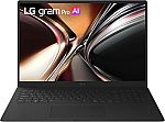 LG gram Pro 17" Thin and Lightweight Dual AI Touchscreen Laptop (Ultra 7 355, 32GB, 1TB) $1699.99