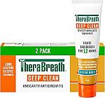 2-Pack 4-Oz TheraBreath Deep Clean Toothpaste w/ Fluoride (Fresh Mint) $6.43