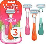 3-Count Gillette Venus Tropical Disposable Razors $3.64