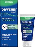 4 oz Differin Acne Face Wash with 5% Benzoyl Peroxide $5.87