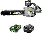 EGO POWER+ Chain Saw, 16" Battery Powered Chainsaw $195